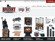 Tablet Screenshot of bigskychimney.com